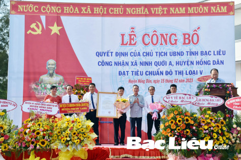 Diện mạo mới của đô thị loại V - Ninh Quới A