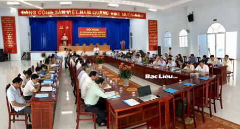 Lấy ý kiến đóng góp bản sơ thảo Lịch sử Đảng bộ huyện Giá Rai, giai đoạn 1975 - 2002