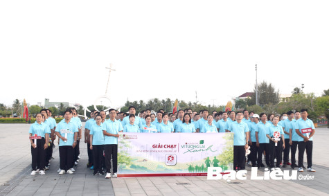 Agribank - Chi nhánh Bạc Liêu: Phát động hưởng ứng Giải chạy “Vì tương lai xanh”