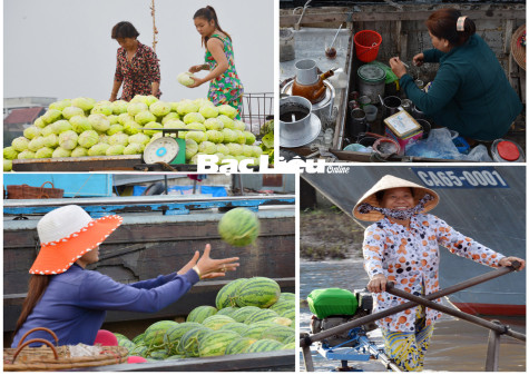 Những “bóng hồng” trên chợ nổi miền Tây