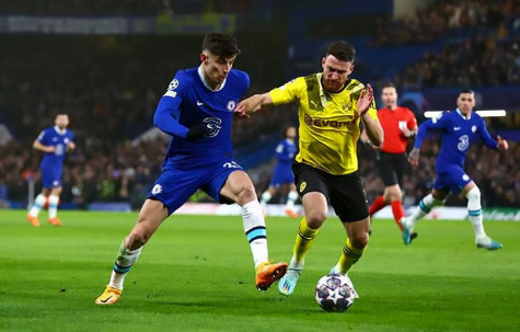 Thắng gọn Dortmund, Chelsea vào tứ kết Champions League