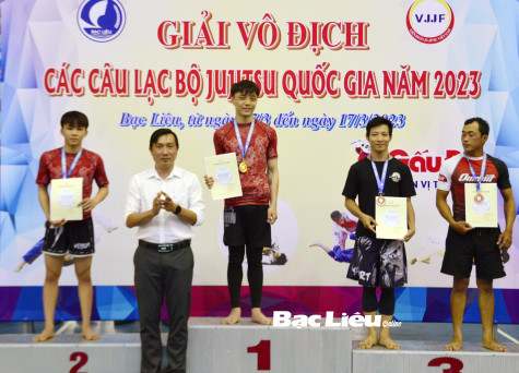 Giải Vô địch các CLB Jujitsu quốc gia năm 2023: Bạc Liêu hoàn thành chỉ tiêu đoạt 4 huy chương
