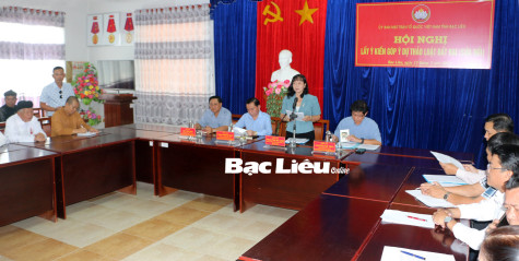 Ủy ban MTTQ Việt Nam tỉnh: Lấy ý kiến đóng góp dự thảo Luật Đất đai (sửa đổi)