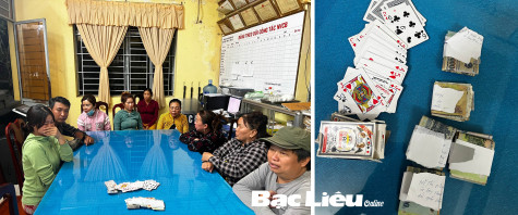 Triệt phá sòng bạc có nhiều “quý bà”