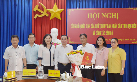 Điều động, bổ nhiệm đồng chí Đinh Xuân Phượng giữ chức Phó Giám đốc Sở LĐ-TB&XH