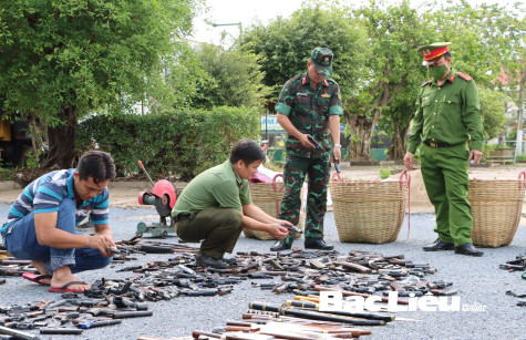 Ngăn ngừa tai nạn do bom mìn,vật liệu nổ, vũ khí tự chế