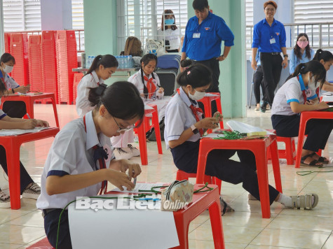 Thành đoàn TP. Bạc Liêu và Huyện đoàn Phước Long: Tổ chức Hội thi Chỉ huy Đội giỏi năm học 2022 - 2023