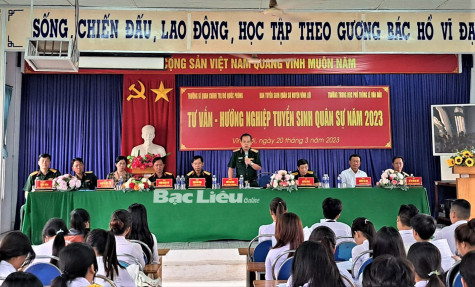 Tư vấn, hướng nghiệp tuyển sinh quân sự năm 2023