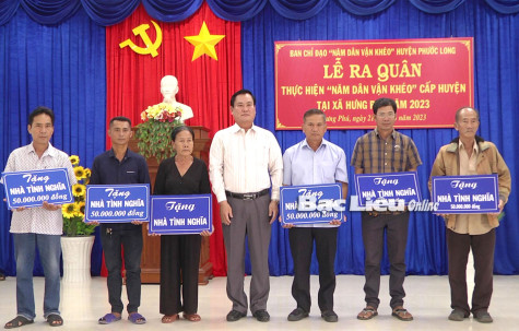 Huyện Phước Long: Ra quân Năm Dân vận khéo 2023 tại xã Hưng Phú