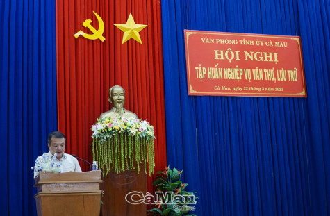 Gần 200 cán bộ được bồi dưỡng nghiệp vụ văn thư, lưu trữ