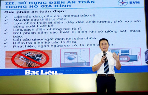 Tập huấn “Người tiêu dùng sử dụng điện tiết kiệm, an toàn và hiệu quả”