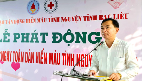 Phát động hưởng ứng Ngày toàn dân hiến máu tình nguyện năm 2023