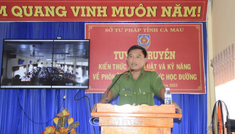 Trang bị cho học sinh kiến thức phòng chống bạo lực học đường