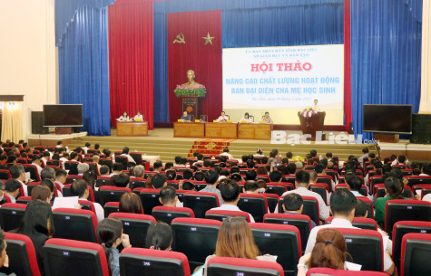 Hội thảo Nâng cao chất lượng hoạt động của Ban đại diện cha mẹ học sinh