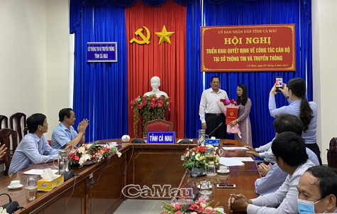 Bổ nhiệm chức Phó giám đốc Sở Thông tin và Truyền thông