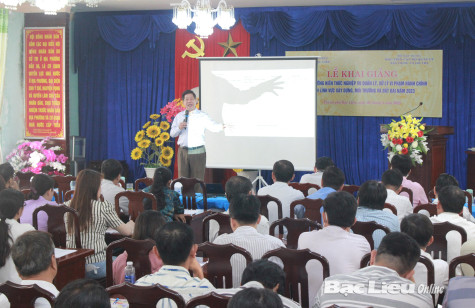 TP. Bạc Liêu: Bồi dưỡng nghiệp vụ quản lý trật tự xây dựng cho 100 cán bộ