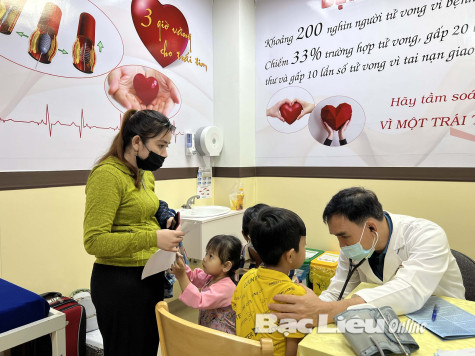 Gần 300 người được khám sàng lọc, tầm soát miễn phí bệnh lý tim mạch