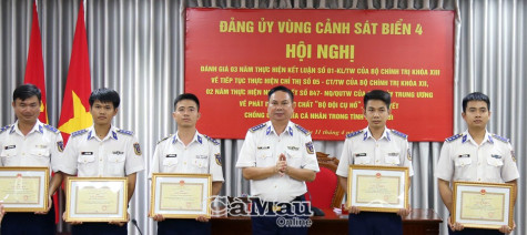 Vùng Cảnh sát biển 4 nêu cao tinh thần học tập và làm theo Bác