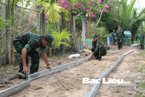 Lực lượng vũ trang tỉnh: Chuyển biến trong học tập và làm theo Bác