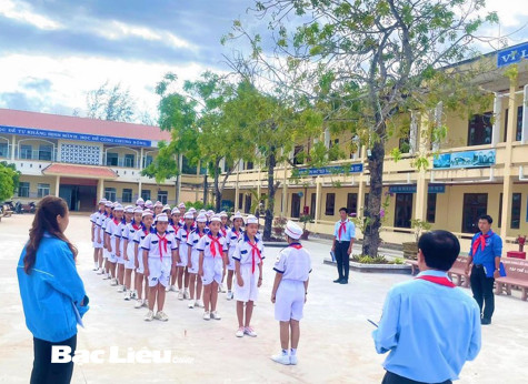 26 Liên đội tham gia Hội thi Nghi thức Đội cấp thành phố năm học 2022 - 2023