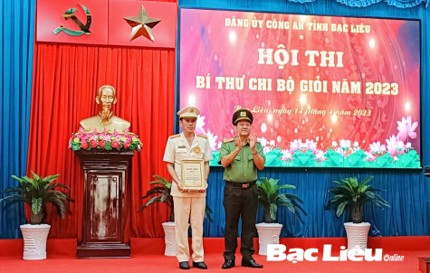 Hội thi Bí thư Chi bộ giỏi Công an tỉnh: Bồi dưỡng kiến thức, kỹ năng về công tác xây dựng Đảng