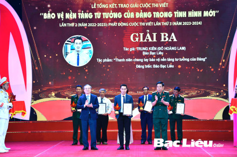 Lễ tổng kết và trao giải Cuộc thi viết “Bảo vệ nền tảng tư tưởng của Đảng trong tình hình mới” lần thứ hai