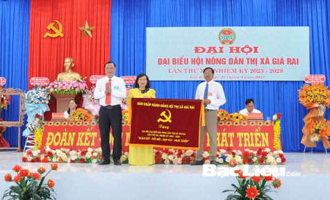 Đại hội điểm Hội Nông dân TX. Giá Rai nhiệm kỳ 2023 - 2028: “Đoàn kết - Đổi mới - Hợp tác - Phát triển”