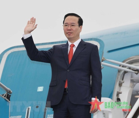 Chủ tịch nước Võ Văn Thưởng lên đường dự Lễ đăng quang của Nhà vua Anh