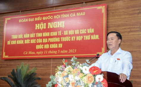 Đoàn ĐBQH tỉnh ghi nhận khó khăn, bức xúc của địa phương
