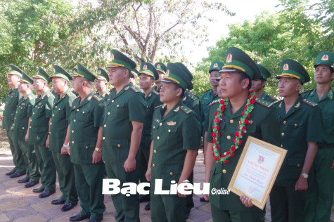 Bộ đội Biên phòng tỉnh: Báo công dâng Bác và tuyên dương điển hình học Bác