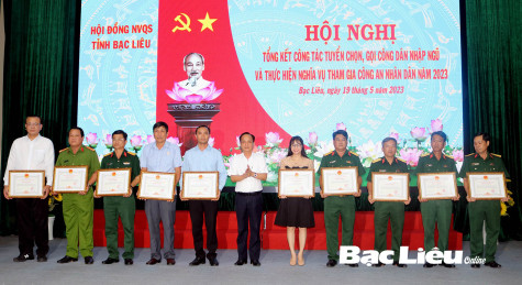 Bạc Liêu hoàn thành tốt công tác tuyển quân năm 2023