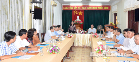 Ủy ban Quốc gia về người khuyết tật Việt Nam làm việc với tỉnh Bạc Liêu về tình hình thực hiện Chương trình trợ giúp người khuyết tật