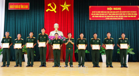 Lực lượng vũ trang tăng cường bảo vệ nền tảng tư tưởng của Đảng