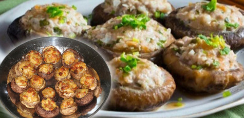 Nấm đông cô nhồi thịt bằm