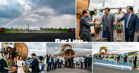 Cuộc thi Ảnh báo chí Bạc Liêu - Cà Mau năm 2023: Tác phẩm “Chuyến bay nối liền Tổ quốc” đoạt giải Nhất