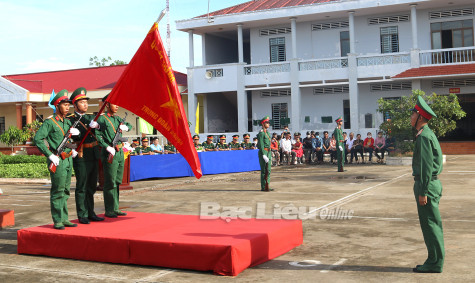 Trung đoàn 894 tổ chức tuyên thệ chiến sĩ mới năm 2023