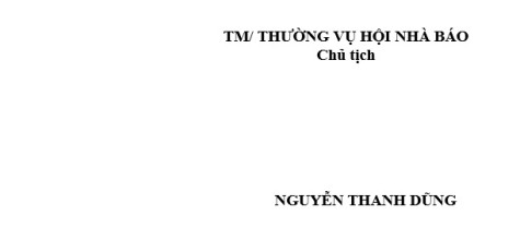 Thông báo kết quả giải báo chí Trần Ngọc Hy lần XXXII - năm 2023