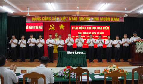 Lữ đoàn 167 (Vùng 2 Hải quân): Phát động thi đua cao điểm chào mừng kỷ niệm 10 năm Ngày thành lập Lữ đoàn