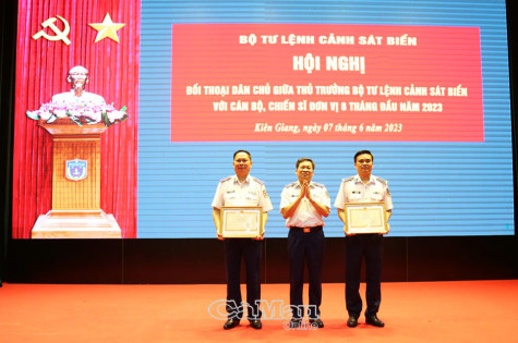 Dân chủ, đoàn kết và thống nhất cao trong lực lượng cảnh sát biển