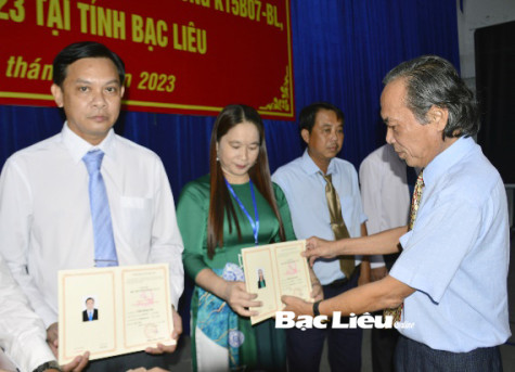Học viện Chính trị khu vực IV: Bế giảng lớp Cao cấp Lý luận chính trị K15 B07-BL tại Bạc Liêu