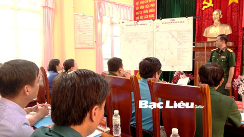 Huyện Phước Long: Triển khai ý định Diễn tập chiến đấu trong khu vực phòng thủ năm 2023