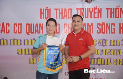 Gần 200 vận động viên tham gia Hội thao truyền thống các cơ quan báo chí Nam sông Hậu lần thứ 4 - năm 2023