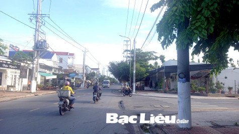 TP. Bạc Liêu xin chủ trương lắp đặt đèn tín hiệu giao thông tại giao lộ Cao Văn Lầu - Hàm Nghi