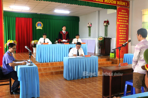 TAND TP. Bạc Liêu: Xét xử lưu động các vụ án ma túy tại xã Vĩnh Trạch Đông