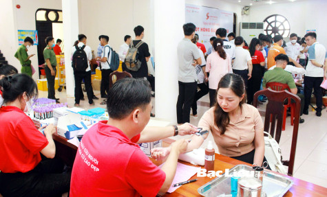 TP. Bạc Liêu: Tôn vinh 120 người hiến máu tình nguyện
