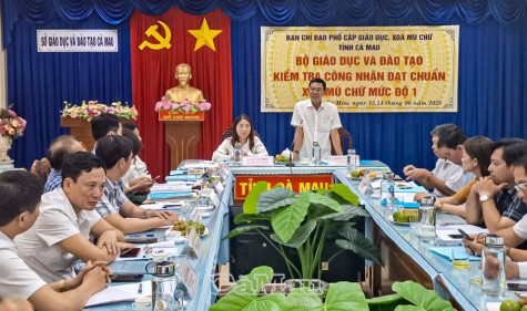 Nâng cao kết quả phổ cập giáo dục, xoá mù chữ