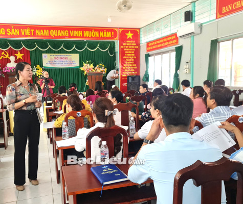 Hơn 70 cộng tác viên huyện Hồng Dân tham gia tập huấn kỹ năng viết tin, bài