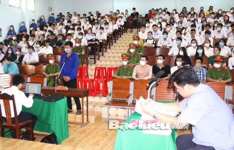 Xét xử án ma túy lưu động tại Trường đại học Bạc Liêu
