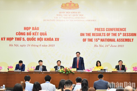 Kỳ họp thứ 5, Quốc hội khóa XV thông qua nhiều nội dung quan trọng