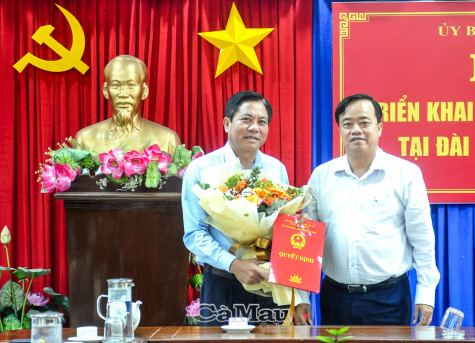 Ông Phạm Thanh Phong giữ chức Giám đốc Đài PT-TH Cà Mau